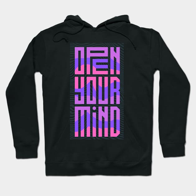 Open Your Mind Hoodie by Studio Red Koala